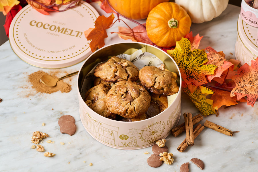 Pumpkin Spiced Autumn Cookie Tin 🍂